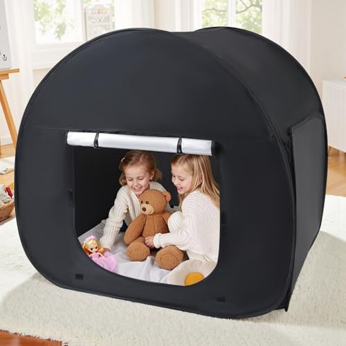 Takezuaa Sensory Tent Pop up Black Out Tents Calms Corner fo