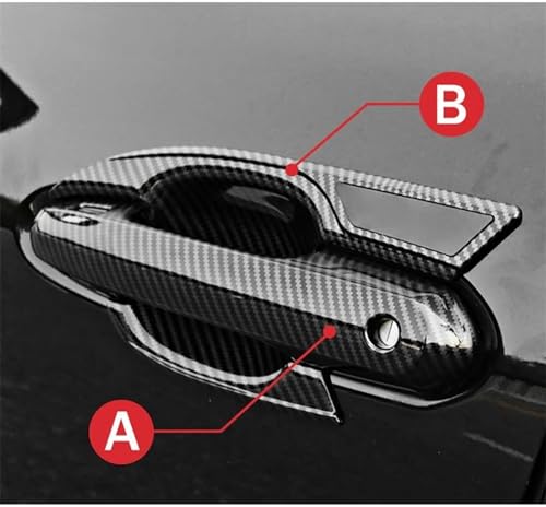 Cubiertas de manija de puerta para Toyota Highlander, diseño para el día a día 4