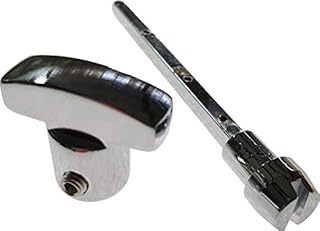 Architectural Hardware Replacement Bathroom Lock Door Handle Thumb Turn & Release Polished Chrome