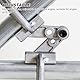140 × 120 mm Winkelklemme mit 180° Winkelbereich, Kann Platten von 1 mm bis 40 mm klemmen, Winkelklemmen für Holzarbeite, für Aluminiumrohre, Eisenrohre, Edelstahl, Brennholz usw (Silber + Schwarz)