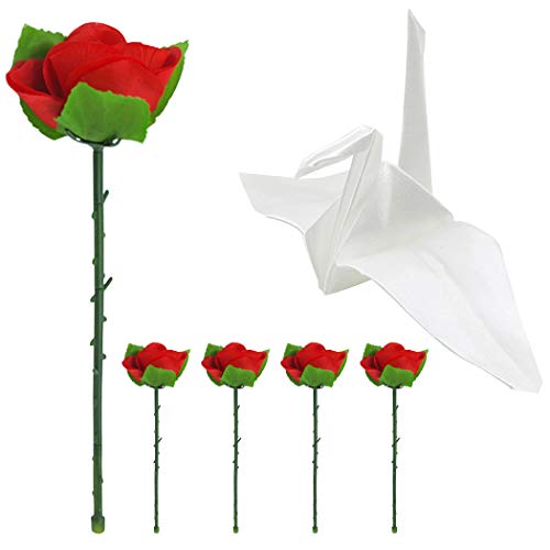 HAMILO ロマンチックマジックセット 鶴 バラ マジック バレンタイン 演出 即興 6点セット