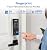 Philips Wi-Fi Smart Door Lock, Keyless Entry Door Lock with App Control,Fingerprint ID,Auto Lock,Keypad Deadbolt with Wi-Fi Bridge Adaptor,Smart Locks for Front Door-Satin Nickel