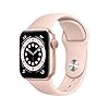 Apple Watch Series 6 (GPS, 40-mm) kast van goudkleurig aluminium – Rozenkwarts sportbandje