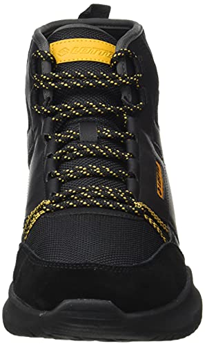 Lotto Fuga AMF Mid 1, Scarpe con Lacci Uomo, Nero