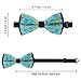 WUXEKZO Mens Boys Fashion Colorful Tropical Frogs Pre-Tied Bow Tie, Adjustable Neck Band Creative Bow Ties for Party, Banquet, Graduation