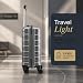 RMW Suitcase EasyJet Underseat Cabin Bag 45x36x20cm with Removable Wheels