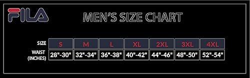 Miniatura 6 de Fila Calzoncillos tipo bóxer para hombre de 6 pulgadas con bragueta frontal, 90% poliéster, 10% elastano, paquete de 4