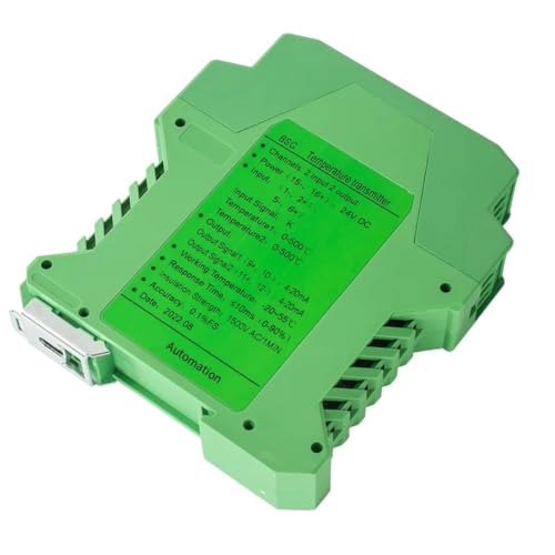 Transmisor de temperatura de termopar tipo K DC24V convertidor de señal industrial 0-1300 ℃ 7