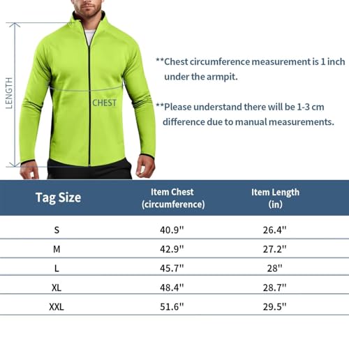 Zengjo Mens Zip Up Jacket Athletic thumb #4