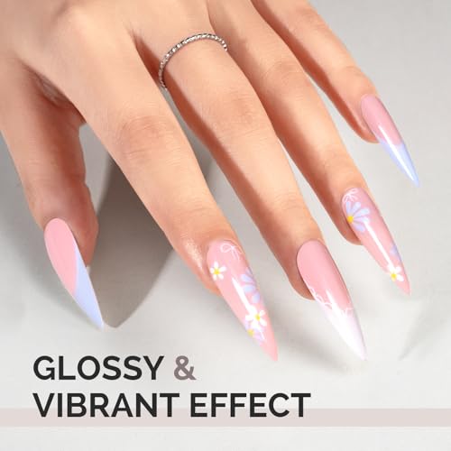 Image of MelodySusie 15ML Pink Nude Gel Nail Polish,Nails Soak Off UV LED Cinnamon Pink Gel Polish Gift for Women Nail Art Manicure Salon DIY Nail Design Decoration at Home-A2404