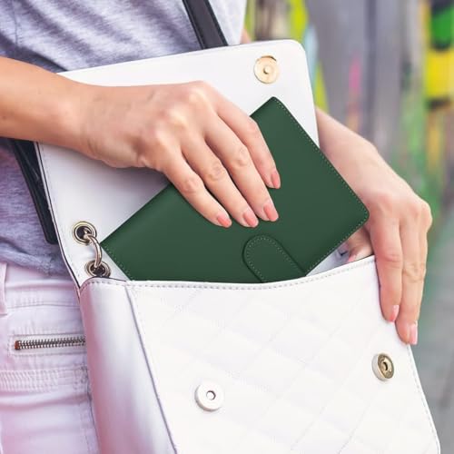 Image of SKYDUE Budget Binder, Money Saving Binder with Zipper Envelopes, Cash Envelopes and Expense Budget Sheets for Budgeting (DarkGreen)