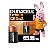 Duracell Batterie CR2 al litio 3V-Alta potenza (CR15H270) (2 pz)–Lunga durata garantita–Per rilevatori,termometri,luci LED–garantite fino a 10 anni in ambiente di conservazione-Anti-perdite di liquido