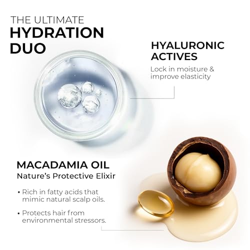 Image of Streax Professional Vitariche Gloss Shampoo with Hyaluronic Acid -300ml, Sulfate-Free Shampoo for Dry, Damaged & Frizzy Hair, Hydrating & Nourishing Shampoo with Hyaluron Molecules for Frizz Control, For All Hair Types