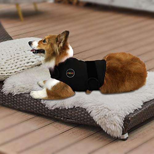 Image of MCHY Dog Anxiety Vest, Anxiety Relief for Dogs, Dog Calming Coat (Grey M)