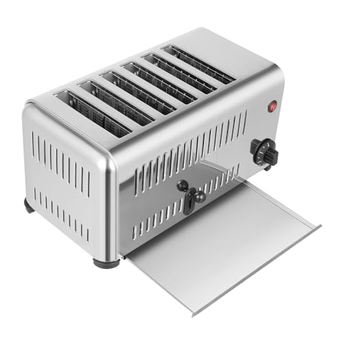 6-Slice Commercial Toaster 1680W