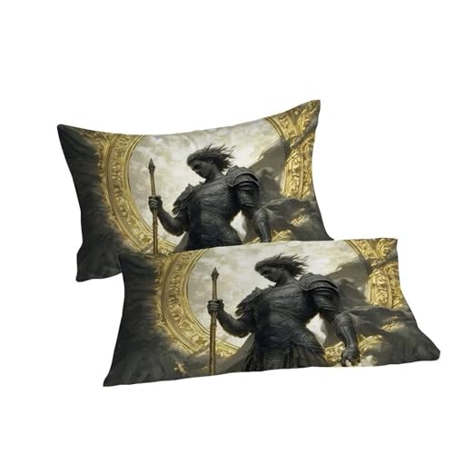 Housse de couette sans repassage en microfibre 200x200cm avec imprimé 3D durable