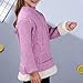 Girls Mock Neck Sweater Toddler Fleece Lined Turtleneck Pullover Kids Winter Warm Thick Soft Girl Pink 7-8 Years