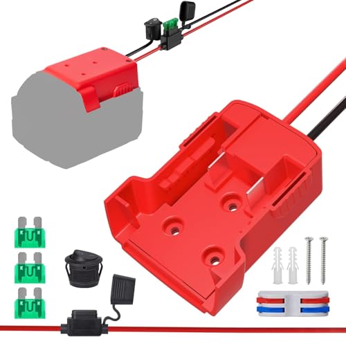 Image of Kzreect Battery Adapter Red (1 Pack)