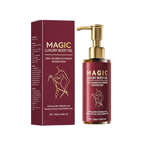 Luxury Body Oil, Hautstraffendes Körperöl 120 ml, Verbessert die Elastizität, Zieht schnell ein, Sanfte Formel für alle Hauttypen， Körper dicht Nähröl, tiefe Feuchtigkeit der Haut (1)