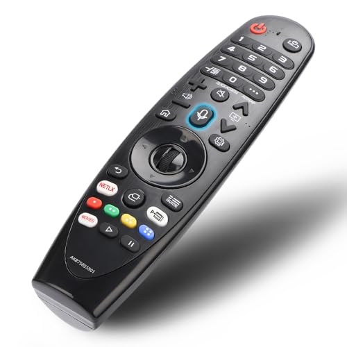 Télécommande Voice Magic pour LG TV avec boutons Netflix et Prime