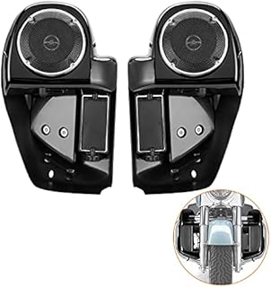KEMIMOTO Lower Vented Leg Fairings, Touring Lower Fairings with 6.5 Inch Speakers Compatible with 2014-2017 2018 2019 2020 2021 2022 2023 Street Glide Road Glide Road King Electra Glide