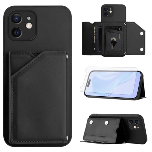 Support pour cartes iPhone 11 avec bandoulière anti-chute et vitre