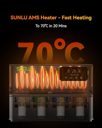 Chauffage AMS SUNLU pour séchage pendant l'impression en atelier 3D