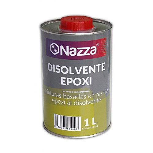 Disolvente para Epoxi Nazza | Para limpiar herramientas y productos con base epoxídica | Envase Metálico de 1 Litro