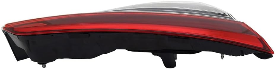 For Honda Civic 2022 2023 2024 Tail Light Assembly Driver Side | Inner | CAPA Certified | LED | Red/Clear Lens | Black Housing | Sedan | Replacement For HO2802126 | 34155-T20-A01