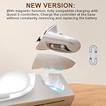 Charging Dock for Oculus/Meta Quest 3S,Oculus/Meta Quest 3 Magnetic Charging Station for VR Headset Controllers,with 2 Rechargeable 2100mAh Batteries, USB-C Charger, LED Indicator - Image 3