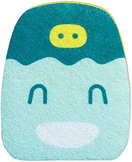 NINOMA Bath Sponge, Kitchen Cleaning Magic Wipe Double-Sided Wipe Decontamination Sponge Dishwashing Household Goods Kitchen Accessories (Color : D)