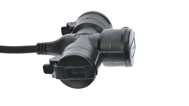 Electraline 01751 - Alargador Alargador IP44 De 10 M En Goma | FindTheDeal