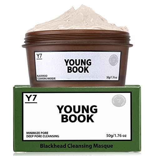 YOUNGBOOK Cleansing Mask, Volcanic Mud Clay Deep Cleansing,Salicylic acid Unclog clogged pores,Oil Control,Acne treatment Mask, Facial Minizing Pore Remover Blackhead Smooth Skin Mud Face Mask for Women and Men, 50g/1.76 oz