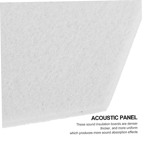 Abaodam 12pcs paneles insonorizantes con tapete acústico, reducción de ruido para estudio, fáciles de instalar miniatura 4