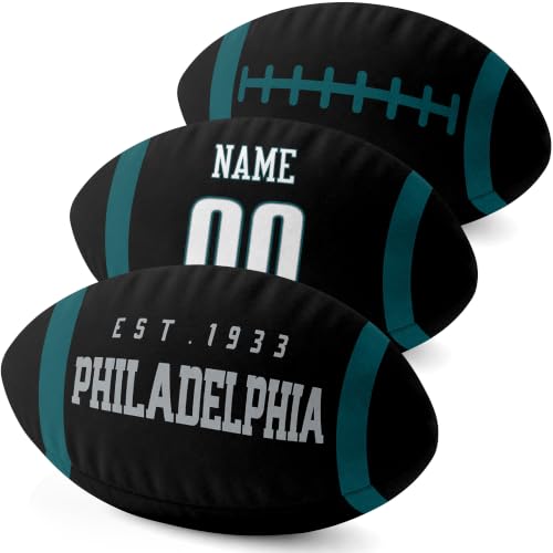 Image of ANTKING Philadelphia Throw Pillow 2 Packs Custom Name Number Gifts | Personalized Gift for Youth for Birthday Christmas