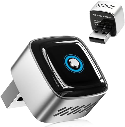 Wireless CarPlay Adapter & Android Auto Wireless Adapter,2-in-1 P...