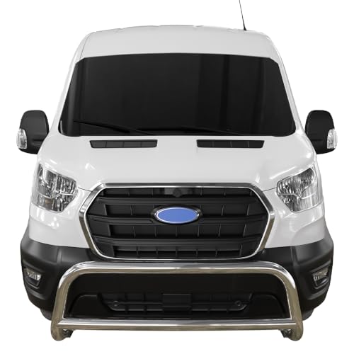 Vanguard VGUBG-BEAG-BEDCSS Stainless Steel Bull Bar Compatible with 23-26 Ford Transit 350