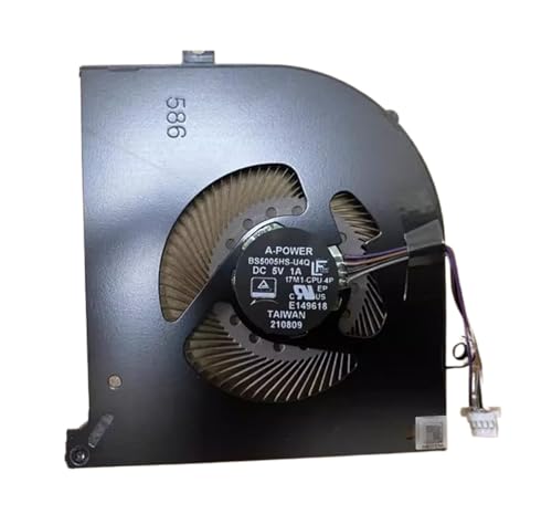 Ventilador de CPU para MSI GS76 y Creator 17 con conector DC5V y modelo BS5005HS-U4Q