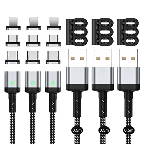 Amazon | SUNTAIHO マグネット 充電ケーブル 3A急速充電USB充電