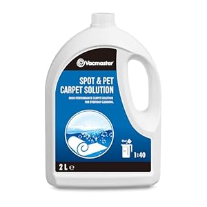 Vacmaster Wash & Refresh Febreze Carpet Cleaner Shampoo, geconcentreerde 2-voudige formule verwijdert vlekken en neutraliseert geurtjes, voor gebruik met alle toonaangevende tapijtreinigers