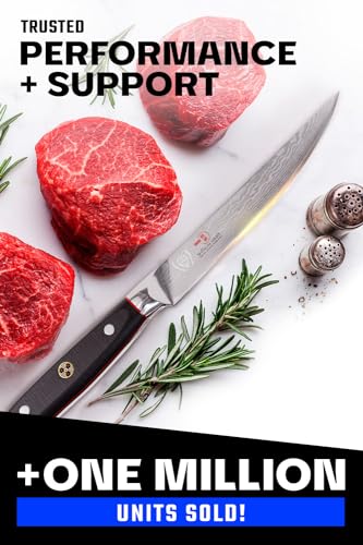 DALSTRONG Steak Knives Set - Shogun Series - Japanese AUS-10V Steel - 4pc Fillet Knives - Kitchen Knife Set with Sheaths