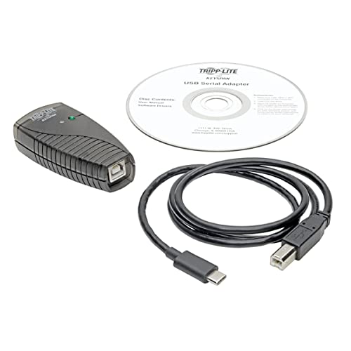 image for Tripp Lite Keyspan High Speed USB-C to Serial Adapter DB9 RS232 Cable,