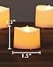 Homemory 12-Pack Flameless LED Tea Lights Candles Battery Operated, 200+Hour Fake Electric Candles TeaLights for Votive, Aniversary, Wedding Centerpiece Table Decor, Funeral, Halloween, Christmas