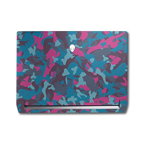 Image of MightySkins Skin Compatible with Alienware M17 R5 (2022) Full Wrap Kit - Cool Blue Pink Camo | Protective, Durable, and Unique Vinyl Decal wrap Cover | Easy to Apply & Change Styles | Made in The USA
