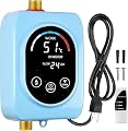Tankless Electric Water Heater 110V-3000W Electric Heatless Water Heater,Under Sink Water Heater with Digital Display for Kitchen Bathroom Washin?110V Blue?