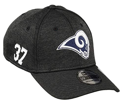 New Era Los Angeles Rams 39thirty Stretch Cap – NFL Established Number – Black – M – L New Era Los Angeles Rams 39thirty Stretch Cap – NFL Established Number – Black – M – L
