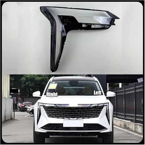 Lentille phare Geely Boyue L 2023 : abat-jour et coque de phare voiture de rechange - 2