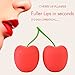 Lip Plumper Tool Cherry Shaped Lip Plumper Enhancer, Lip Plumper Lip The Fast Sucker Beautiful Curves On Upper and Lower Lip Womens Silicone Lip Plumper Device