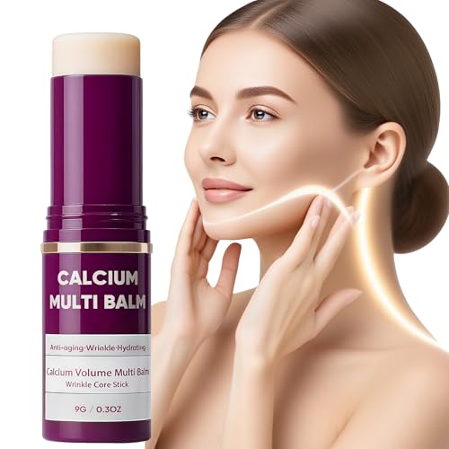 Miracle TQ Cemenrete Calcium Multi Balm, All-in-One Calcium Multi Balm Stick for Anti-Aging & Repair, Wrinkle Core Stick, Long-Lasting Hydration, for Face, Eyes, Neck & Lips (1PC)