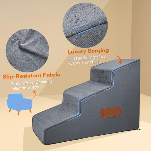 Supet-Dog-Stairs-for-Small-Medium-Large-Dogs-to-Get-on-High-Bed-Anti-slip-Dog-Ramp-for-Bed-Couch-Car-Tall-Pet-Stairs-Steps-for-Dogs - Cucciolini Doodles   Supet-Dog-Stairs-for-Small-Medium-Large-Dogs-to-Get-on-High-Bed-Anti-slip-Dog-Ramp-for-Bed-Couch-Car-Tall-Pet-Stairs-Steps-for-Dogs